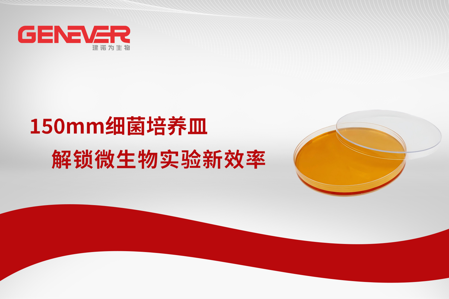 新品上市 | Genever 150mm细菌培养皿：大规格大产能，解锁微生物实验新效率